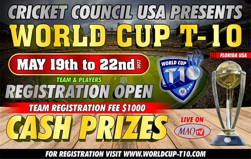 You are currently viewing Still time to register for T10 World Cup